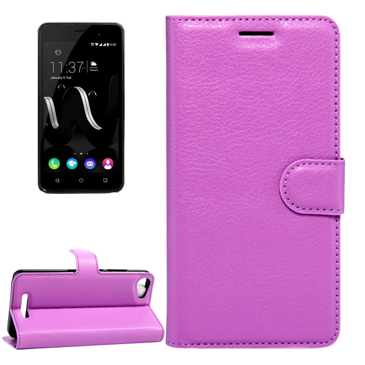 For Wiko K Kool & Jerry Litchi Texture Horizontal Flip Leather Case with Magnetic Buckle & Holder & Card Slots & Wallet