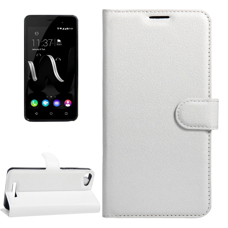 For Wiko K Kool & Jerry Litchi Texture Horizontal Flip Leather Case with Magnetic Buckle & Holder & Card Slots & Wallet