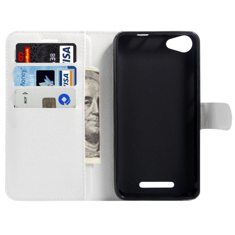 For Wiko K Kool & Jerry Litchi Texture Horizontal Flip Leather Case with Magnetic Buckle & Holder & Card Slots & Wallet