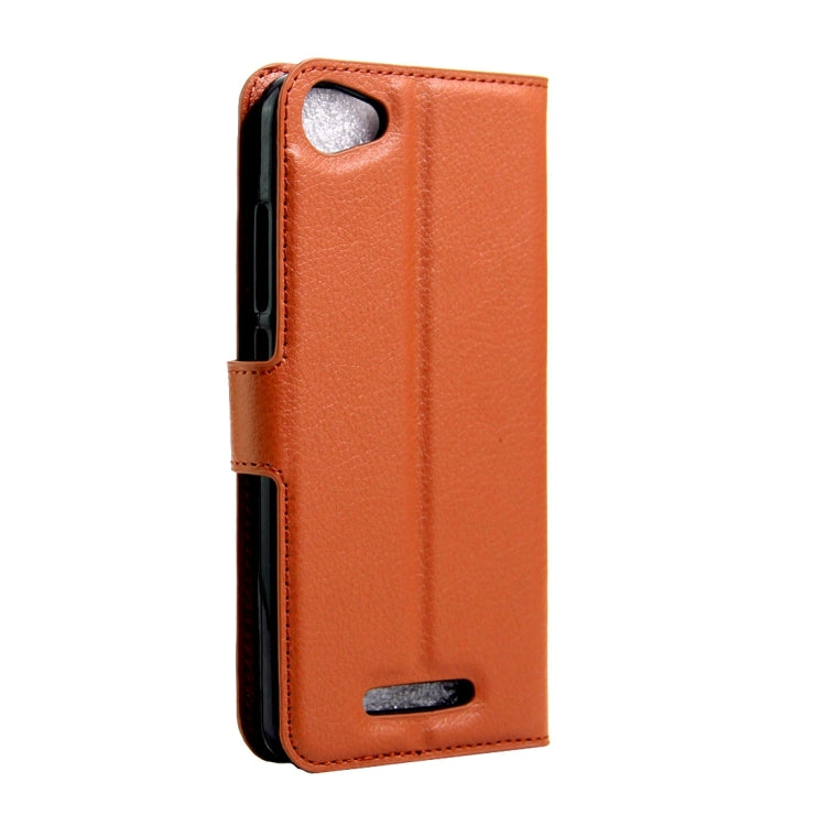 For Wiko K Kool & Jerry Litchi Texture Horizontal Flip Leather Case with Magnetic Buckle & Holder & Card Slots & Wallet