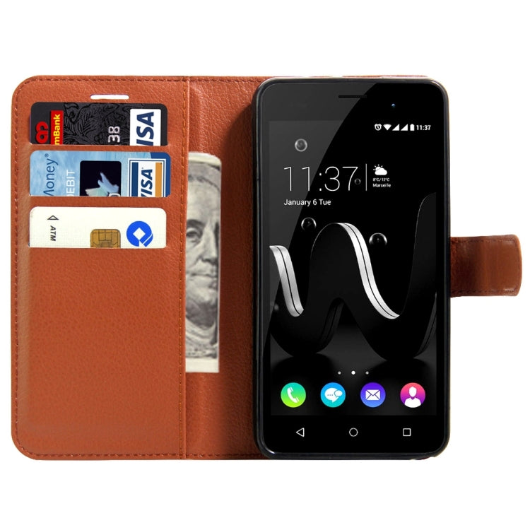 For Wiko K Kool & Jerry Litchi Texture Horizontal Flip Leather Case with Magnetic Buckle & Holder & Card Slots & Wallet