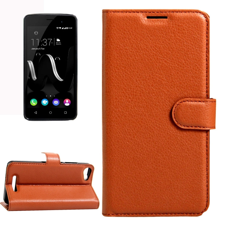 For Wiko K Kool & Jerry Litchi Texture Horizontal Flip Leather Case with Magnetic Buckle & Holder & Card Slots & Wallet