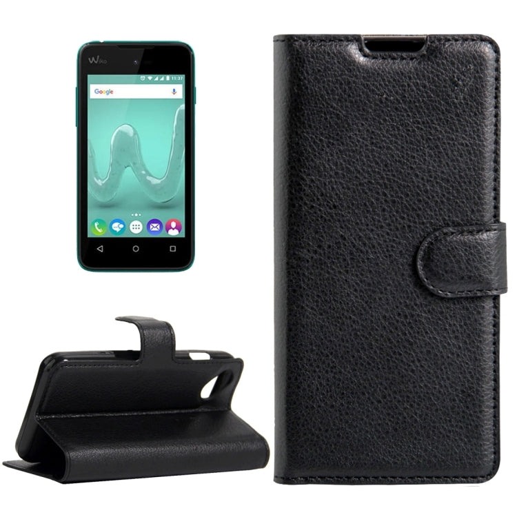 For Wiko Sunny & B-Kool Litchi Texture Horizontal Flip Leather Case with Magnetic Buckle & Holder & Card Slots & Wallet