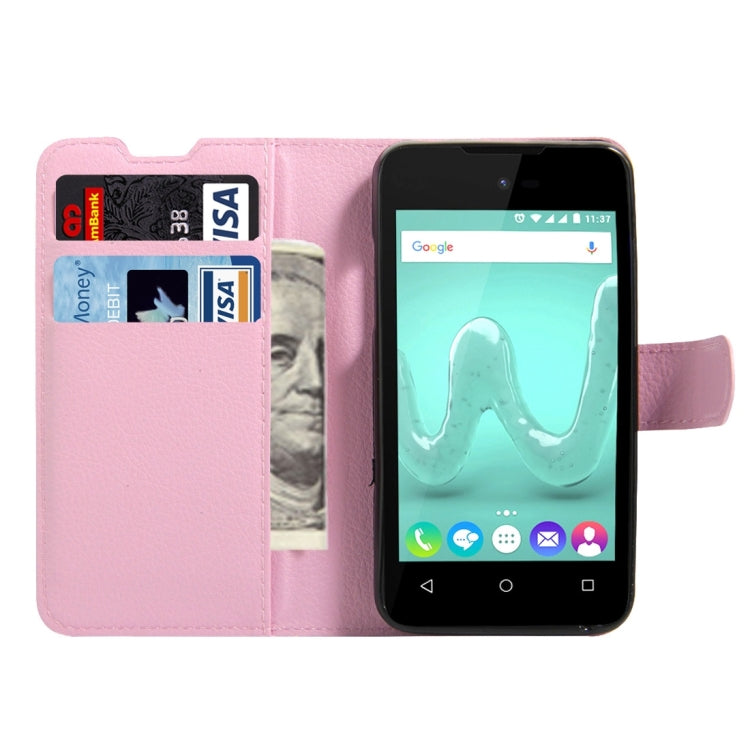 For Wiko Sunny & B-Kool Litchi Texture Horizontal Flip Leather Case with Magnetic Buckle & Holder & Card Slots & Wallet
