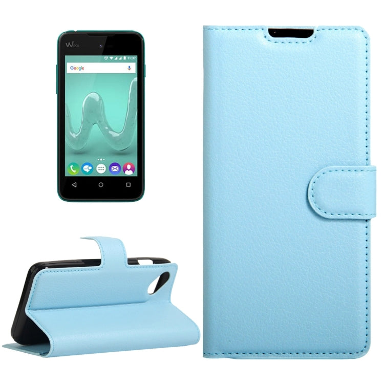 For Wiko Sunny & B-Kool Litchi Texture Horizontal Flip Leather Case with Magnetic Buckle & Holder & Card Slots & Wallet