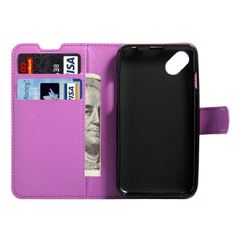 For Wiko Sunny & B-Kool Litchi Texture Horizontal Flip Leather Case with Magnetic Buckle & Holder & Card Slots & Wallet