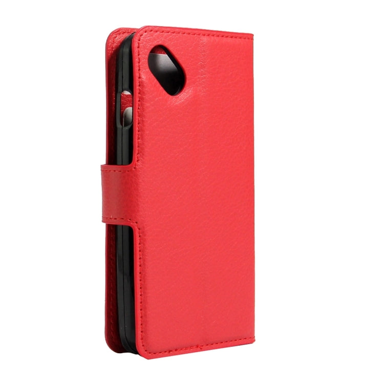 For Wiko Sunny & B-Kool Litchi Texture Horizontal Flip Leather Case with Magnetic Buckle & Holder & Card Slots & Wallet