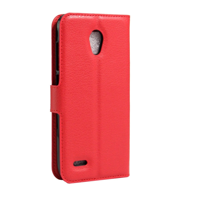 For Alcatel GO Play / OT7048X Litchi Texture Horizontal Flip Leather Case with Magnetic Buckle & Holder & Card Slots & Wallet