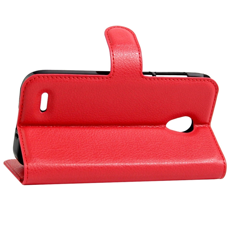 For Alcatel GO Play / OT7048X Litchi Texture Horizontal Flip Leather Case with Magnetic Buckle & Holder & Card Slots & Wallet