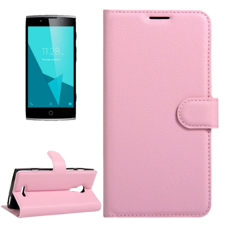 For Alcatel One Touch Flash 2 Litchi Texture Horizontal Flip Leather Case with Magnetic Buckle & Holder & Card Slots & Wallet