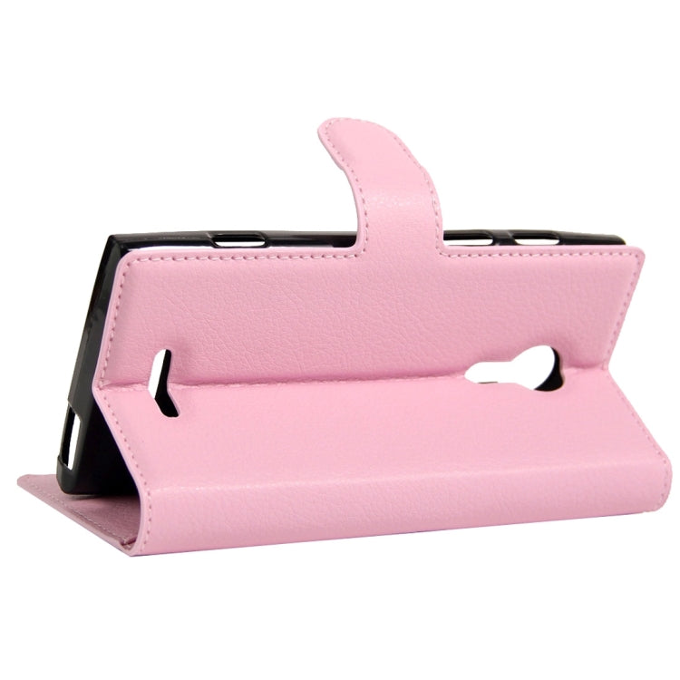 For Alcatel One Touch Flash 2 Litchi Texture Horizontal Flip Leather Case with Magnetic Buckle & Holder & Card Slots & Wallet