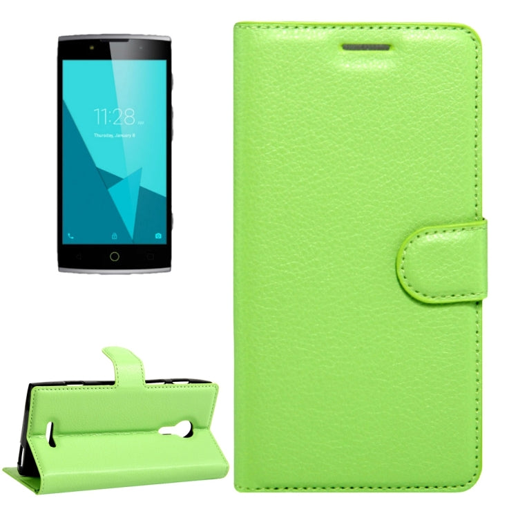 For Alcatel One Touch Flash 2 Litchi Texture Horizontal Flip Leather Case with Magnetic Buckle & Holder & Card Slots & Wallet