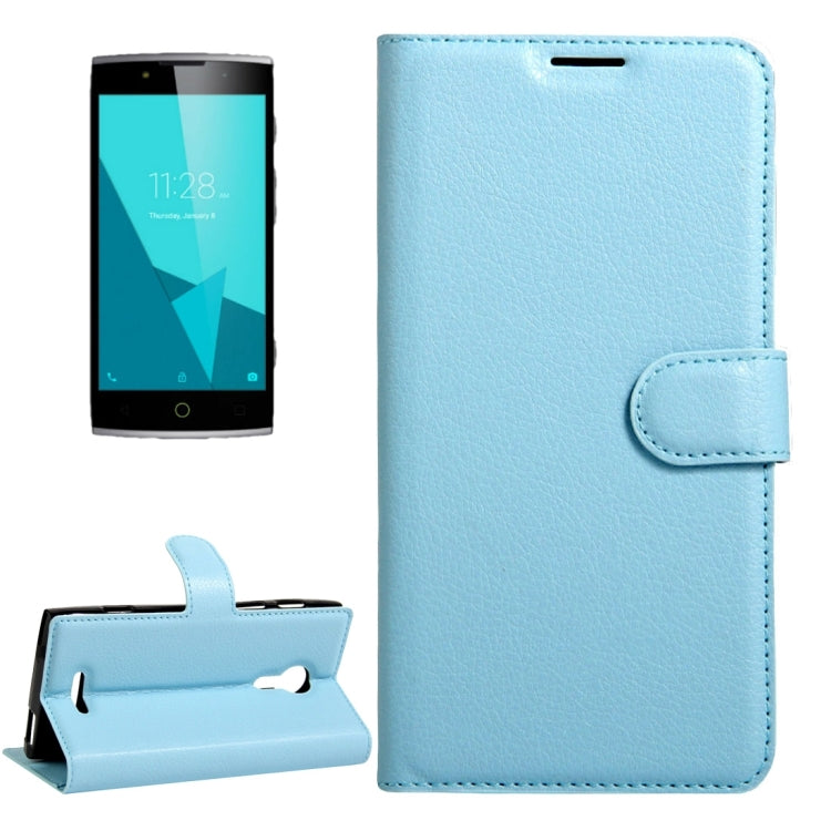 For Alcatel One Touch Flash 2 Litchi Texture Horizontal Flip Leather Case with Magnetic Buckle & Holder & Card Slots & Wallet