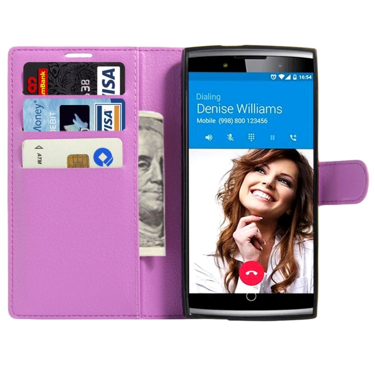 For Alcatel One Touch Flash 2 Litchi Texture Horizontal Flip Leather Case with Magnetic Buckle & Holder & Card Slots & Wallet