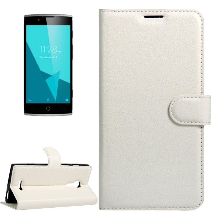 For Alcatel One Touch Flash 2 Litchi Texture Horizontal Flip Leather Case with Magnetic Buckle & Holder & Card Slots & Wallet