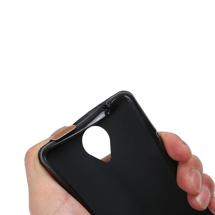 For Wiko U Feel Vertical Flip Leather Case with Card Slot & Photo Frame