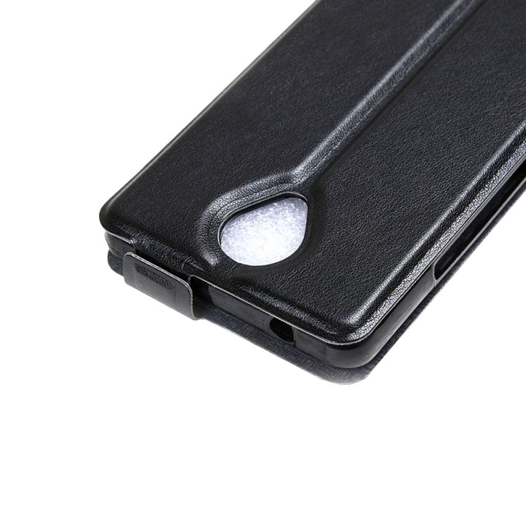 For Wiko U Feel Vertical Flip Leather Case with Card Slot & Photo Frame