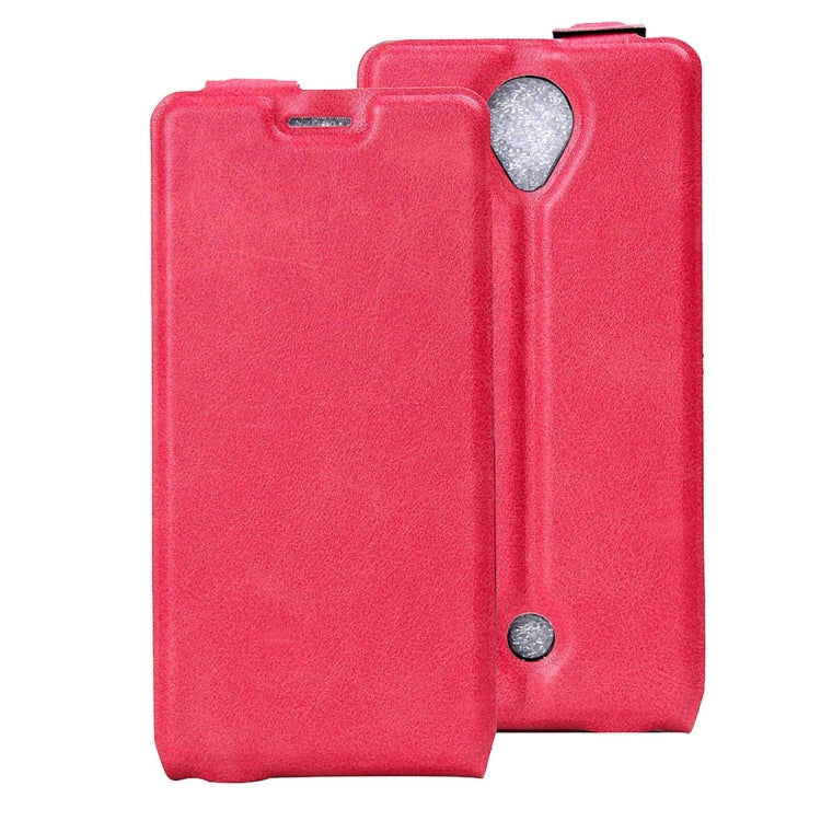 For Wiko U Feel Vertical Flip Leather Case with Card Slot & Photo Frame