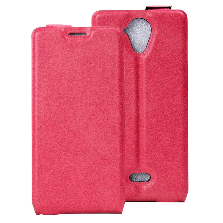 For Wiko U Feel Lite Vertical Flip Leather Case with Card Slot & Photo Frame