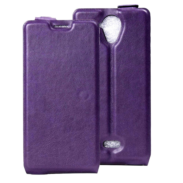 For Wiko U Feel Lite Vertical Flip Leather Case with Card Slot & Photo Frame