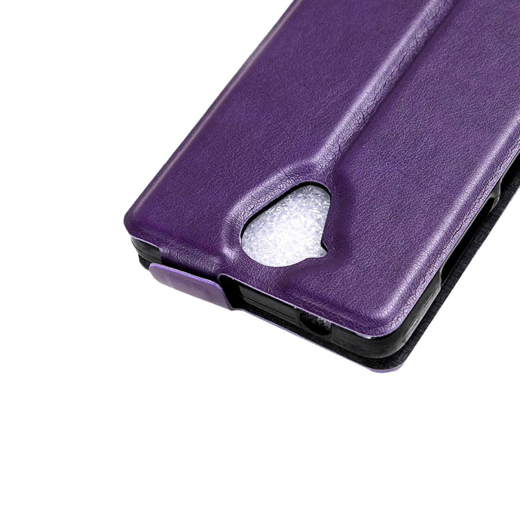 For Wiko U Feel Lite Vertical Flip Leather Case with Card Slot & Photo Frame