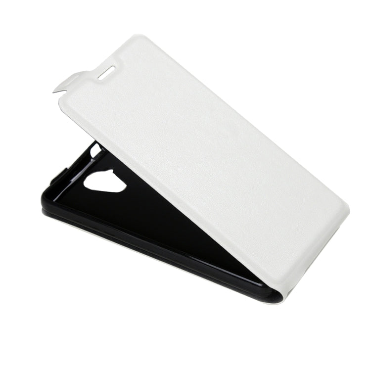 For Wiko U Feel Lite Vertical Flip Leather Case with Card Slot & Photo Frame