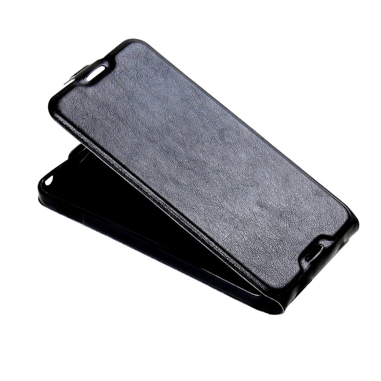 For Alcatel Idol 4 Vertical Flip Leather Case with Card Slot & Photo Frame