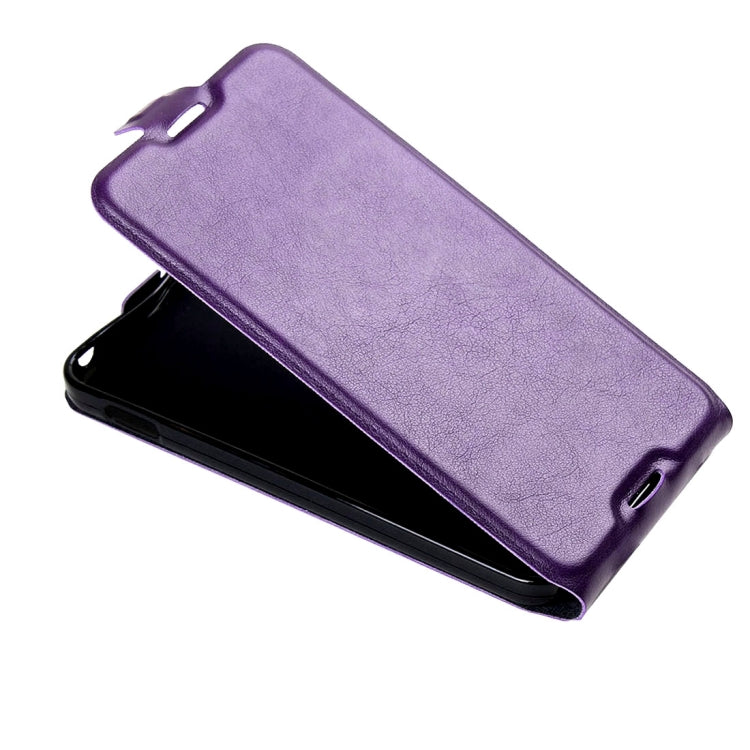 For Alcatel Idol 4 Vertical Flip Leather Case with Card Slot & Photo Frame