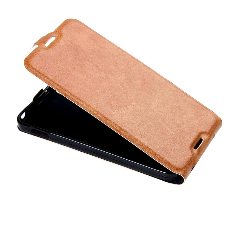 For Alcatel Idol 4 Vertical Flip Leather Case with Card Slot & Photo Frame