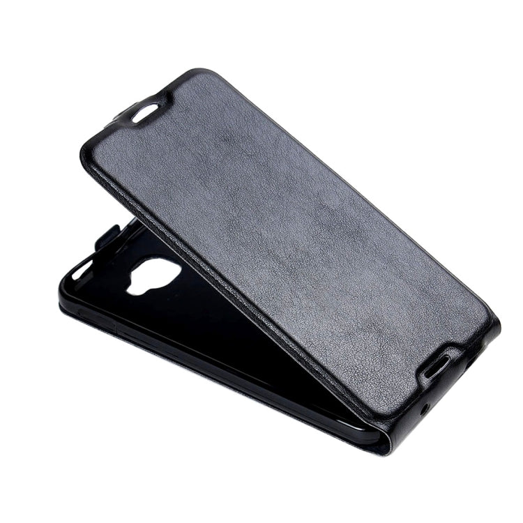 For Alcatel Idol 4S Vertical Flip Leather Case with Card Slot & Photo Frame