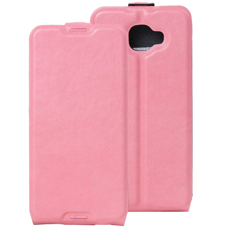 For Alcatel Idol 4S Vertical Flip Leather Case with Card Slot & Photo Frame