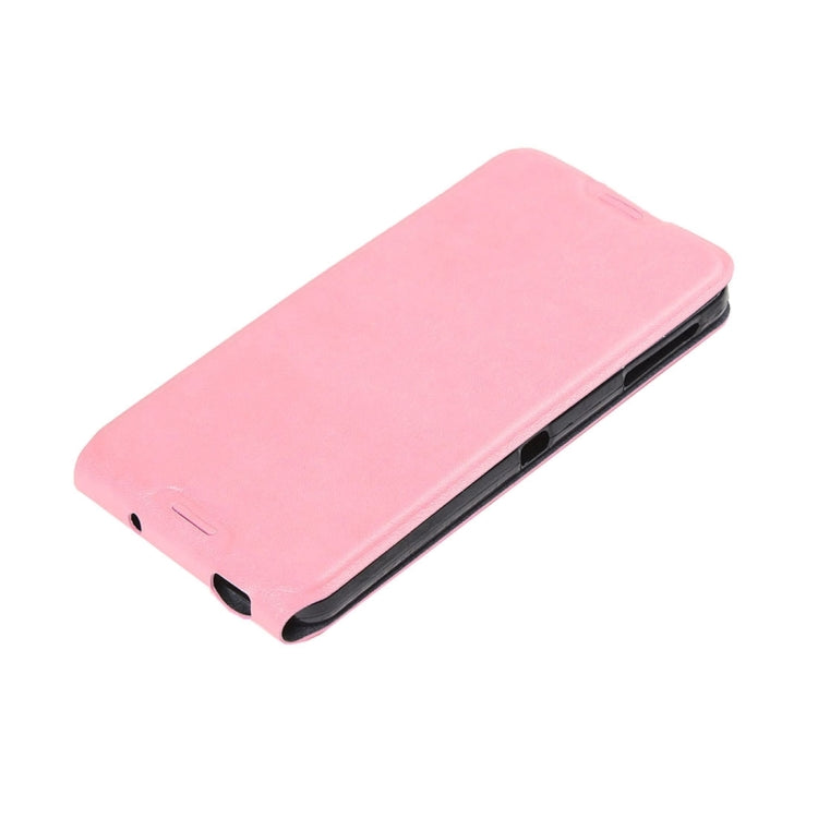 For Alcatel Idol 4S Vertical Flip Leather Case with Card Slot & Photo Frame