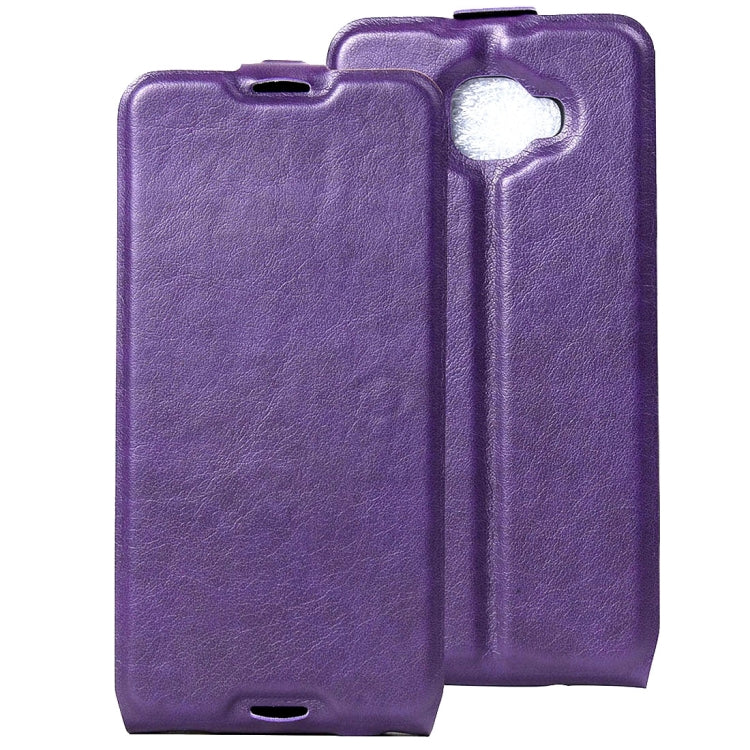 For Alcatel Idol 4S Vertical Flip Leather Case with Card Slot & Photo Frame