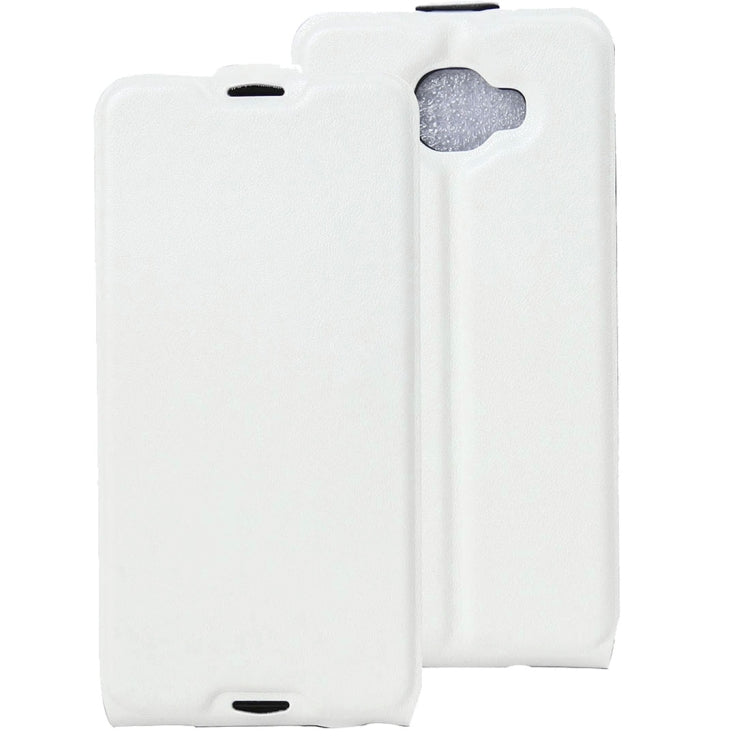 For Alcatel Idol 4S Vertical Flip Leather Case with Card Slot & Photo Frame