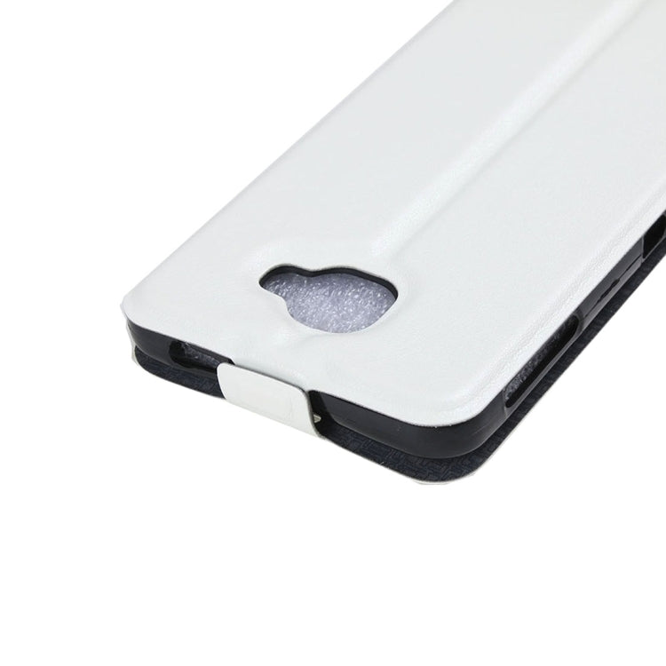 For Alcatel Idol 4S Vertical Flip Leather Case with Card Slot & Photo Frame