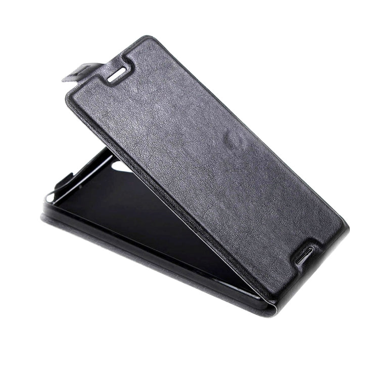 For Sony Xperia X Vertical Flip Leather Case with Card Slot & Photo Frame