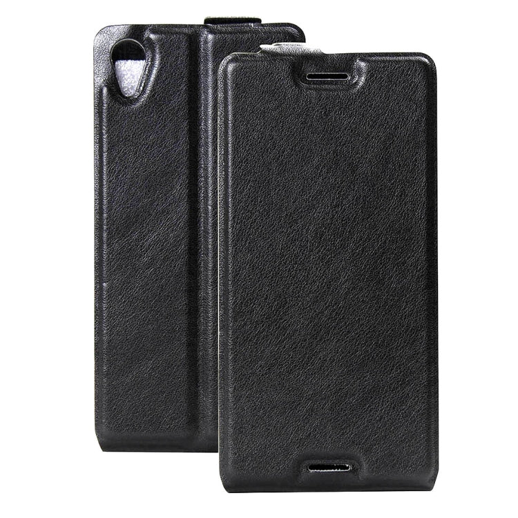 For Sony Xperia X Vertical Flip Leather Case with Card Slot & Photo Frame