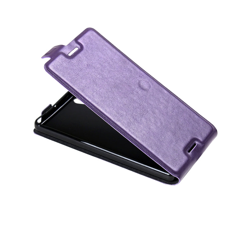 For Sony Xperia X Vertical Flip Leather Case with Card Slot & Photo Frame