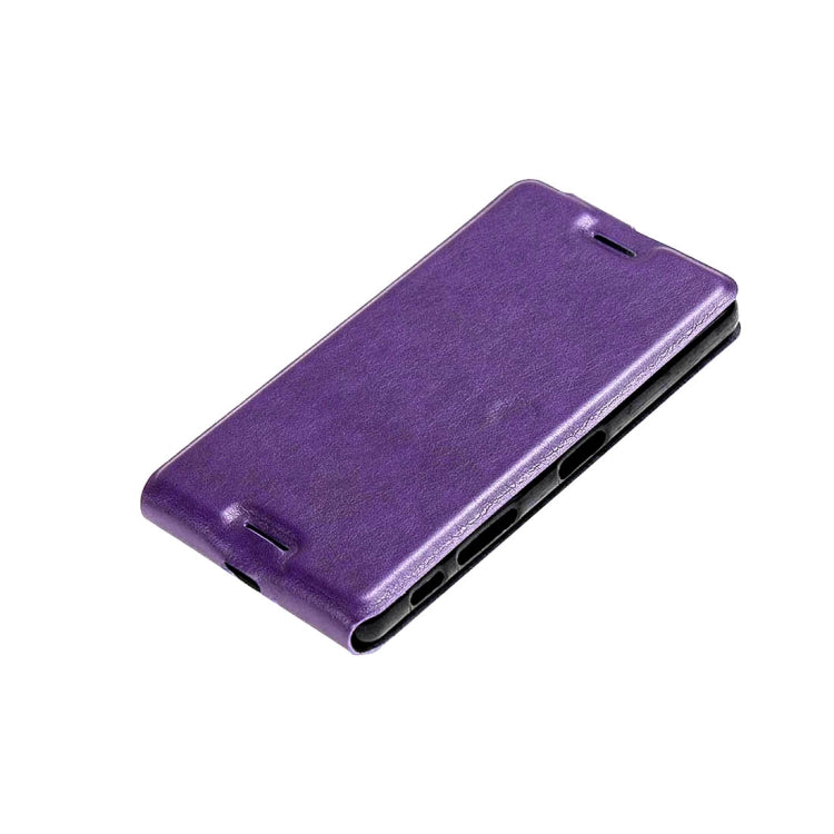 For Sony Xperia X Vertical Flip Leather Case with Card Slot & Photo Frame