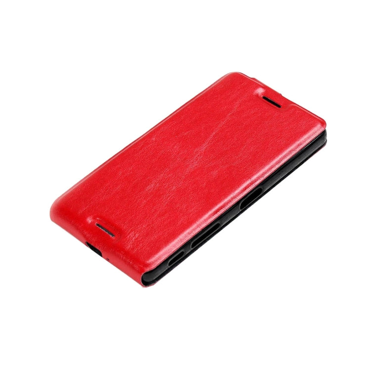 For Sony Xperia X Vertical Flip Leather Case with Card Slot & Photo Frame