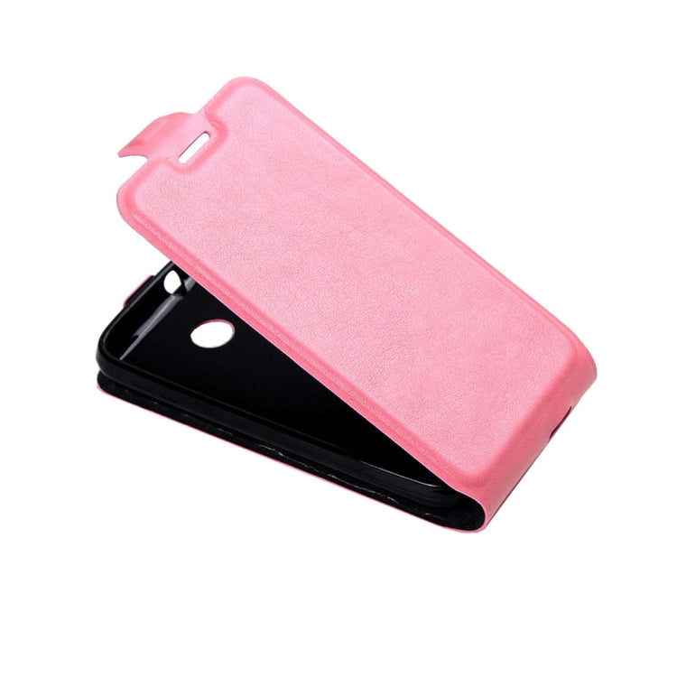 For Vodafone Smart Mini 7 Vertical Flip Leather Case with Card Slot & Photo Frame