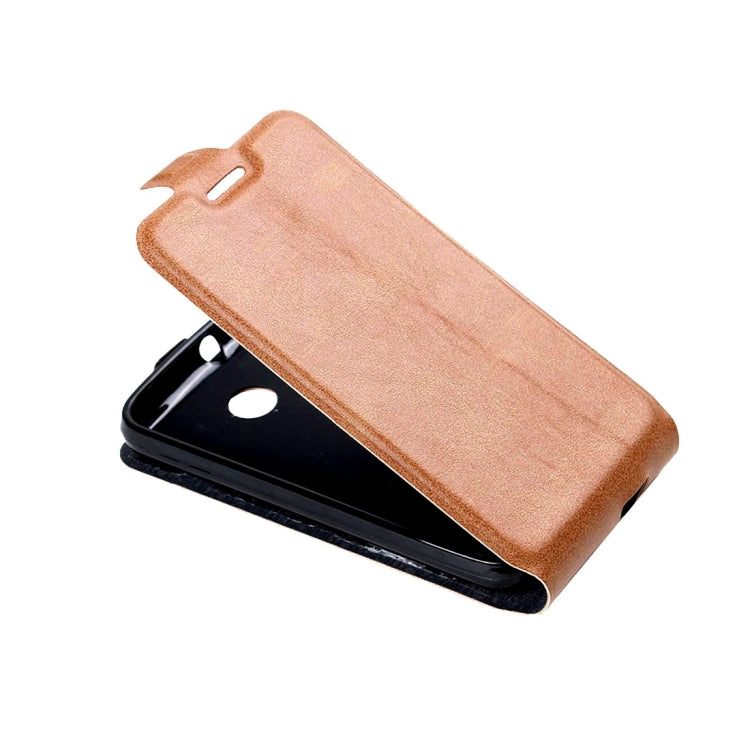 For Vodafone Smart Mini 7 Vertical Flip Leather Case with Card Slot & Photo Frame