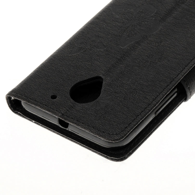 For Lenovo Vibe C2 XT1700 / XT1706 Butterflies Embossing Horizontal Flip Leather Case with Holder & Card Slots & Wallet & Lanyard