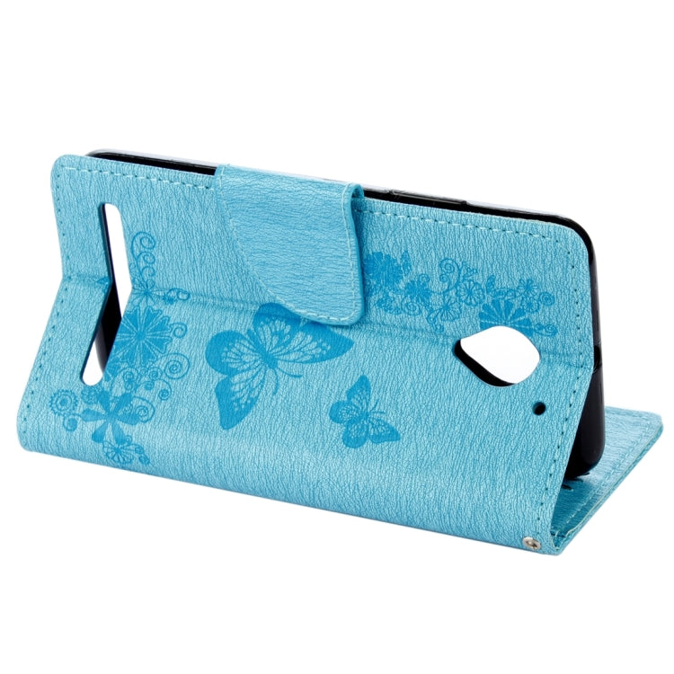 For Lenovo Vibe C2 XT1700 / XT1706 Butterflies Embossing Horizontal Flip Leather Case with Holder & Card Slots & Wallet & Lanyard