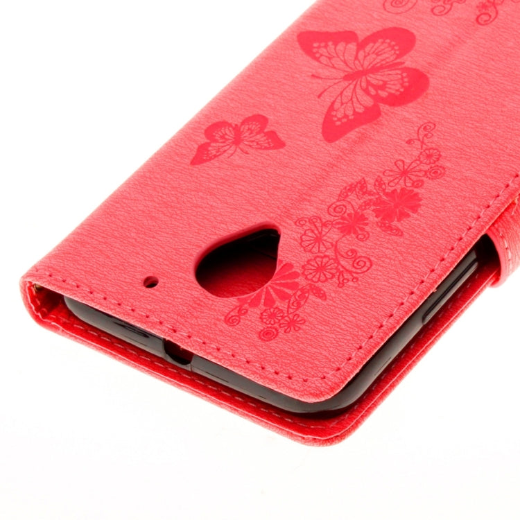 For Lenovo Vibe C2 XT1700 / XT1706 Butterflies Embossing Horizontal Flip Leather Case with Holder & Card Slots & Wallet & Lanyard
