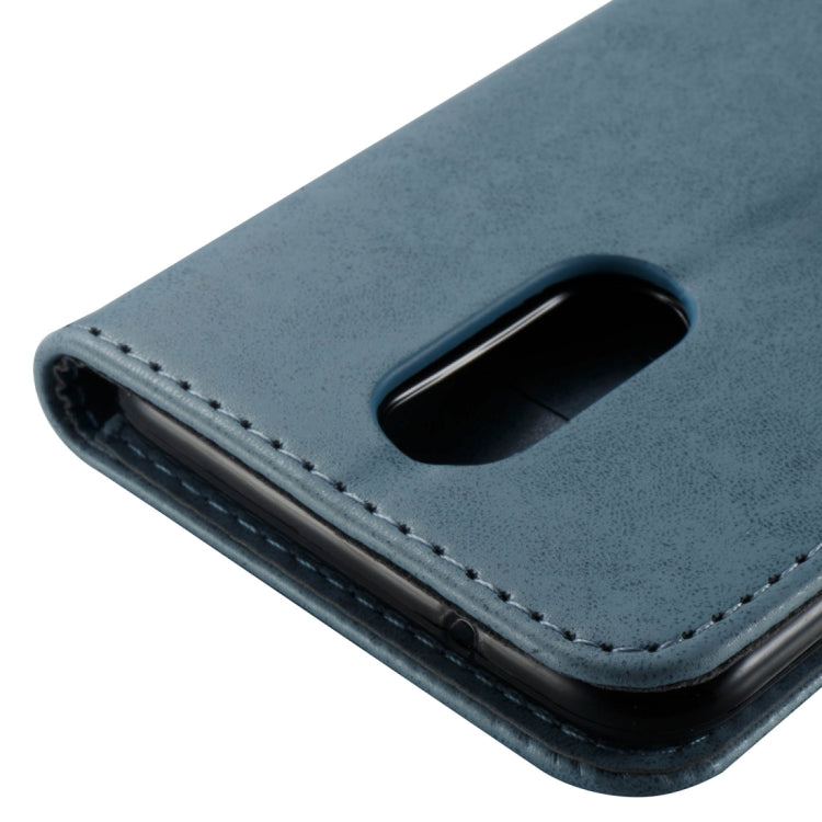 For LG K4 (2017) (US Version) Skull Pressed Flowers Pattern Horizontal Flip Leather Case with Holder & Card Slots & Wallet & Lanyard