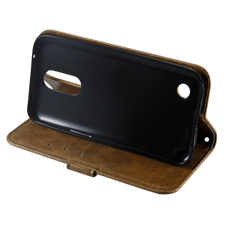 For LG K10 (2017) (US Version) Skull Pressed Flowers Pattern Horizontal Flip Leather Case with Holder & Card Slots & Wallet & Lanyard