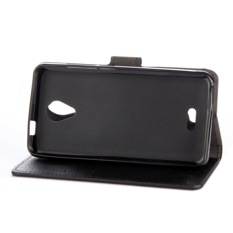 For Wiko FREDDY Litchi Texture Horizontal Flip Leather Case with Holder & Card Slots & Wallet