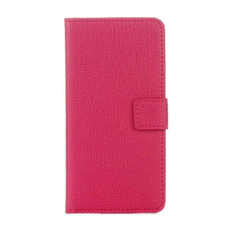For Wiko Tommy Litchi Texture Horizontal Flip Leather Case with Holder & Card Slots & Wallet