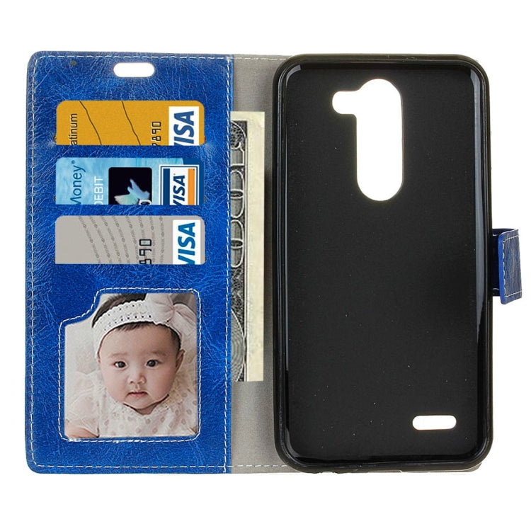 For LG X Mach Retro Crazy Horse Texture Horizontal Flip Leather Case with Holder & Card Slots & Wallet & Photo Frame